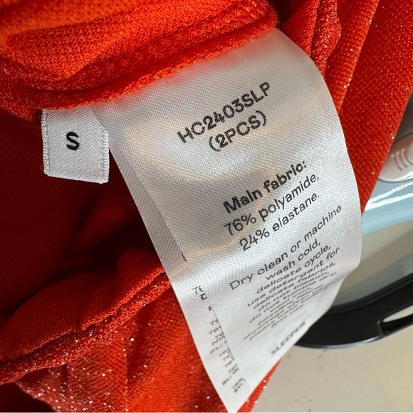 NWT Sleeper Saturn Lurex Pajama Set in Red Size S - Picture 13 of 15